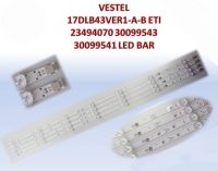 VESTEL - 17DLB43VER1-A, 17DLB43VER1-B, 20171010, 30099541, 30095322, 30099543, 30095323, VES430UNDS-2D-N14, VES430UNDL-2D-N12, Hi-Level 43HL560, REGAL 43R6520F