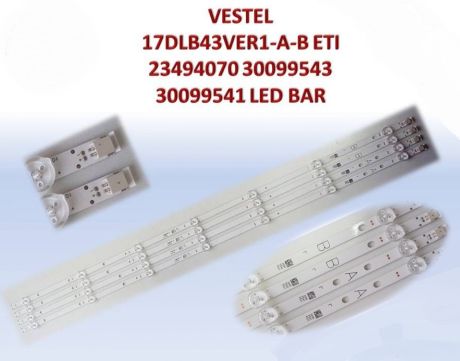 17DLB43VER1-A, 17DLB43VER1-B, 20171010, 30099541, 30095322, 30099543, 30095323, VES430UNDS-2D-N14, VES430UNDL-2D-N12, Hi-Level 43HL560, REGAL 43R6520F