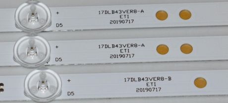 17DLB43VER8-A, 17DLB43VER8-B, 20190717, VES430UNDH-2D-N41, PT430CT02-1, TOSHIBA 43LL3A63DT, HI-LEVEL 43HL650