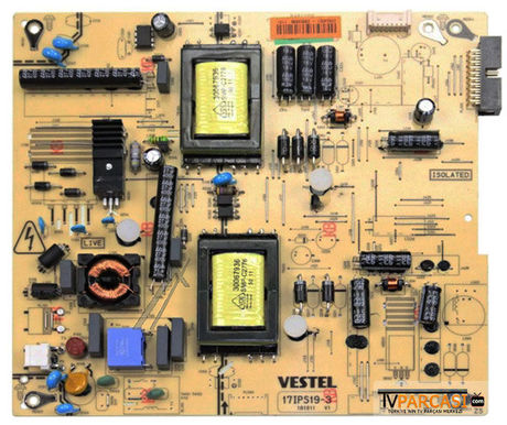 23024321, 17IPS19-3, 181011 V1, Vestel Led tv Power Board
