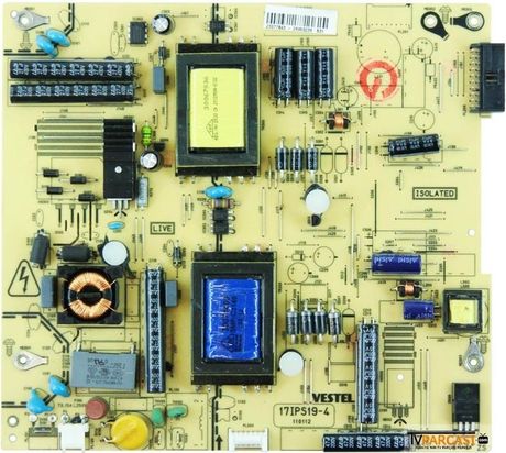 23077843, 17IPS19-4, V1, 130612, Power Board, VES400UDES-02-B, 30076039, 23078273, VESTEL SMART 40PF7014 40 LED TV