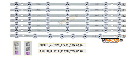 50DLED_A-TYPE_REV00_2014.03.20, 50DLED_B-TYPE_REV00_2014.03.20, 30085464, 30085465, VES500UNDA-2D-N02, VES500UNDA-2D-N03