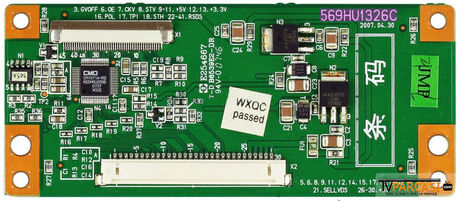 569HU1326C, T-Con Board, LCD Controller, Control Board, CTRL Board, Chi Mei, V260B1-L02, V260B1-L02 REV C1