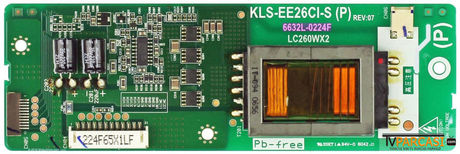 6632L-0224F, KLS-EE26CI-S (P), LC260WX2, Inverter Board, LC260WX2-SLB2, 6900L-0075C