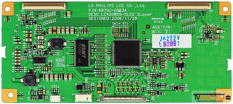 6871L-0978B, 6870C-0223A, LC420WX5-SLC1,T-Con Board, LG Philips