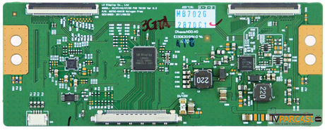 6871L-2870C, 2870C, 6870C-0401B, 32-37-42-47-55 FHD TM120 Ver 0.2, T-Con Board, LG Display, LC320EUN-SEM2, 6900L-0510F