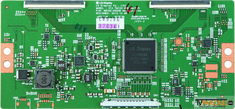 6871L-3703K, 3703K, 6870C-0502B, V14 TM120 UHD Ver0.5, T-Con Board, LG Display, LC550EQE-PGF1, Philips 55PUS7909-12