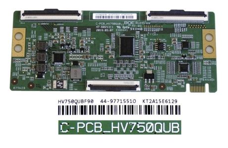 C-PCB_HV750QUB, HV750QUBF90, 44-97715510, 47-6021311, TPT750UA-QUBF90.K, HV750QUB-F90, Philips 75PUS7805/12, Philips 75PUS8506/12