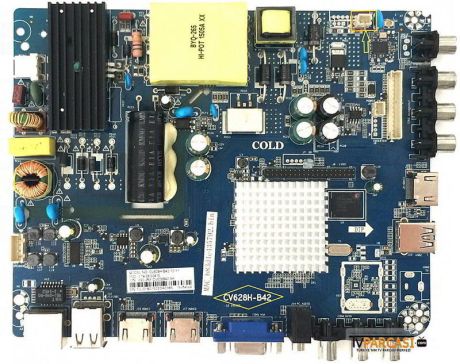 CV628H-B42, CV628H-B42-12-Y1, Main Board, INNOLUX, V400HJ6-PE1, NORDMENDE 40 LED TV