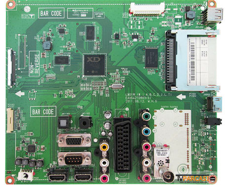 EBT61718171, EAX64272802 (0), Main Board, AU Optronics, T315HW07 V.8, LG 32LV3550, LG, 32LV3550-ZH