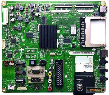 EBU60902211, EAX61766102(11), LD01D, Main Board, LG Display, LC470EUH-SCA1, LG 47LE5300-ZA