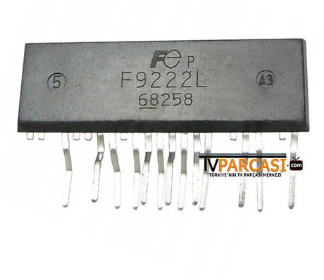 F9222L, POWER IC, F9222L MOSFET, VDS 500V, RDS 0,9 Ohm, VCC 16,5V IC, tv parts