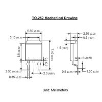 FDD390, FDD390N15ALZ, 30079753, TO-252 150V 26A, 40Ω N-Channel SMD Mosfet Transistör, 23321119, 17IPS12, 23408728, 17IPS62 - Thumbnail