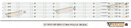 GJ-2K15-430-D510-17, 01N14-A, GJ-2K15-430-D510-17.8mm-V4, TPT430U3-EQYSHM.G, Philips 43PUH4900, Philips 43PUK4900, Philips 43PUH6101-88