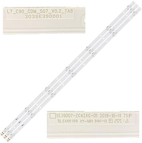 SE39D07-ZC42AG-01, 2019-10-11 7S1P, L7_C90_CDM_S07_V0.2_TA8, 303SE390001, LC390TA2A, SUNNY SN39DAB13-0216 - 1