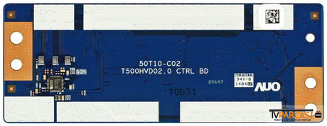 T500HVD02.0 CTRL BD, 50T10-C02, TT-5550T15C04, 5550T15C06, C500F13-E2-A, TPT500J1-HVN04, VES500UNVA-2D-S02